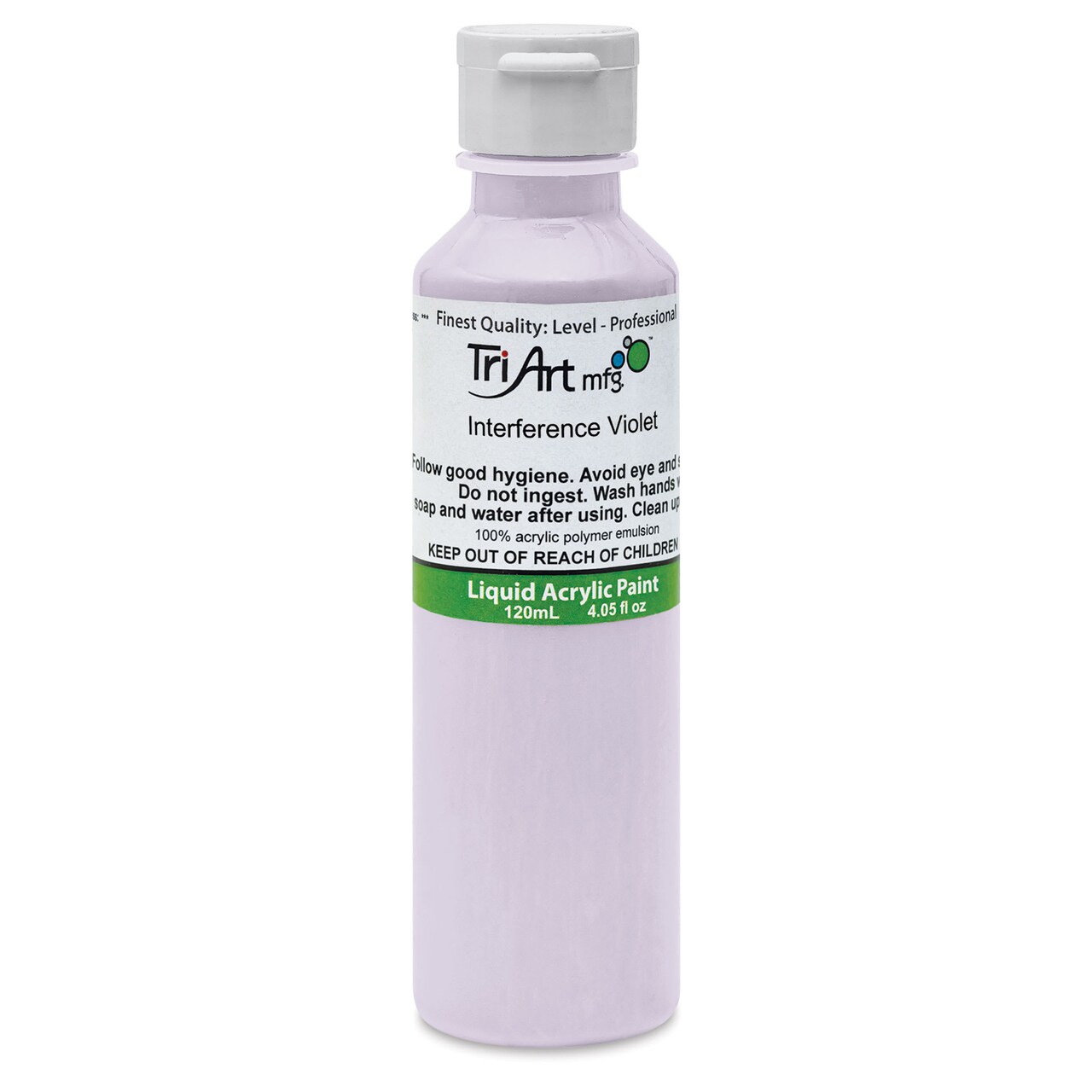 Tri-Art Liquid Artist Acrylics - Interference Violet, 120 ml bottle